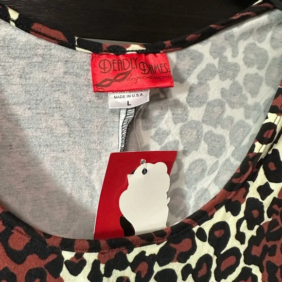 NWT Deadly Dames Hotrod Honey dress L - Picture 4 of 9